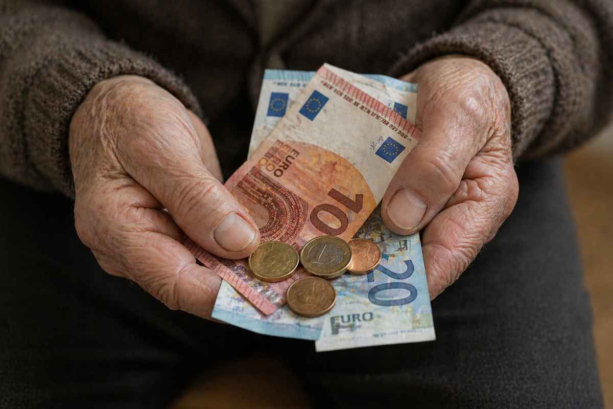 Euro mani anziano
