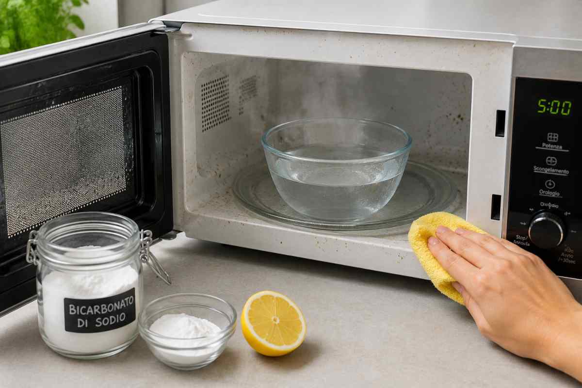 Come pulire il forno a microonde in modo naturale LSDI.it