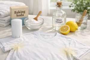 Deodoranti e aloni sui vestiti: quali ingredienti favoriscono le macchie