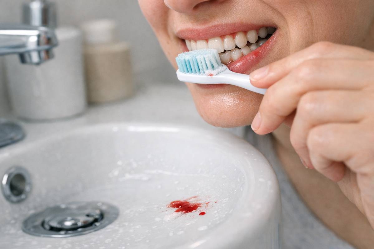 perché gengive sanguinano quando lavi denti