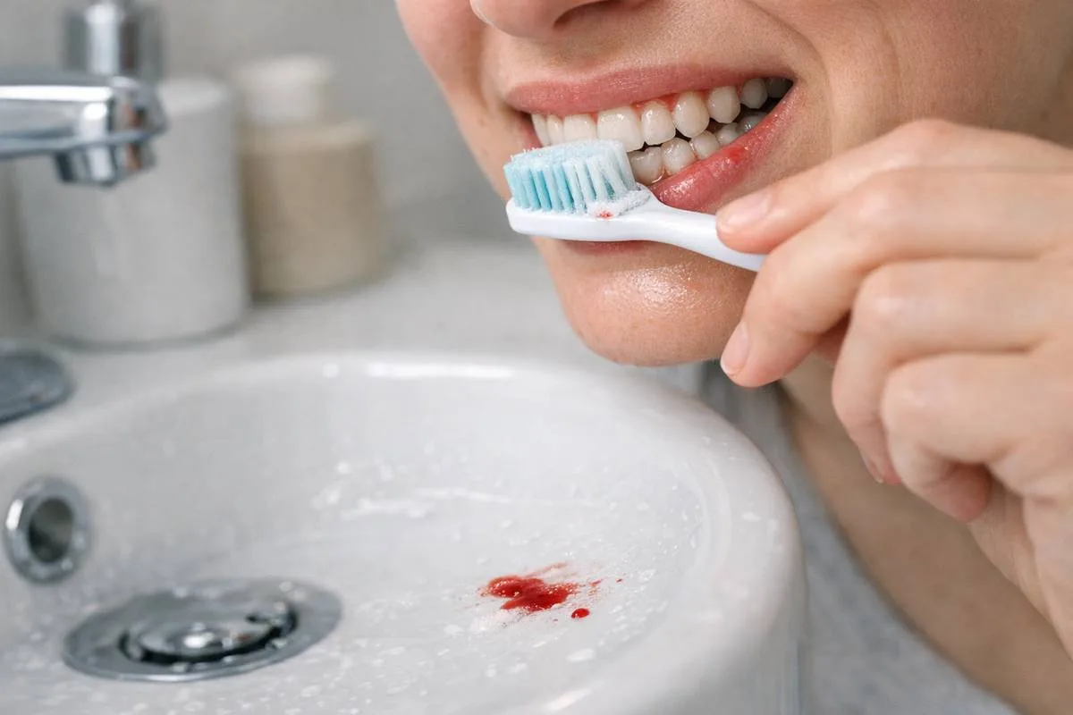 perché gengive sanguinano quando lavi denti