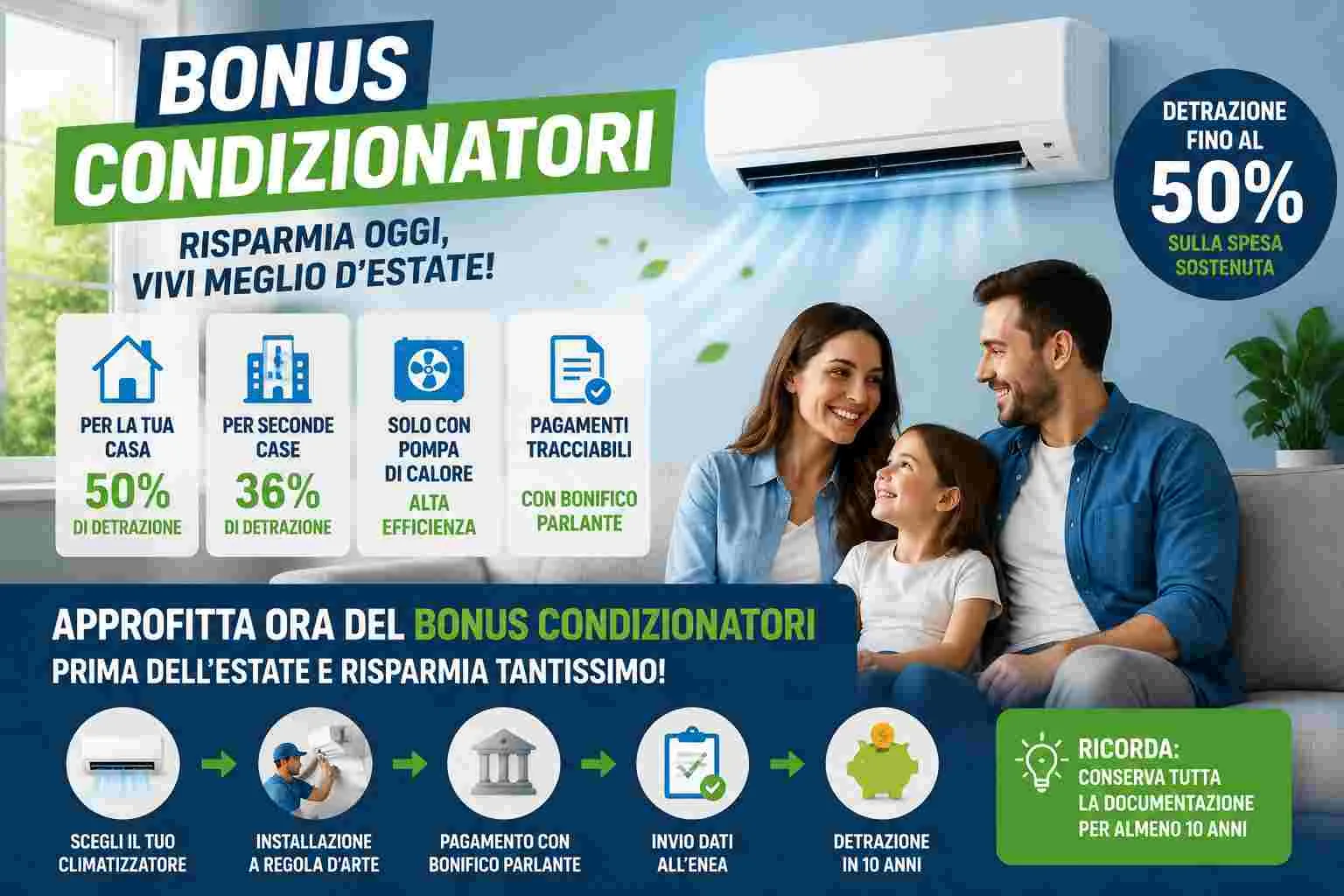 Tutte le informazioni sul Bonus condizionatori 2026 LSDI.it