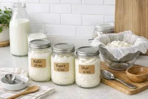 Yogurt greco, skyr e kefir fatti in casa: cosa si può preparare davvero e con quali cautele