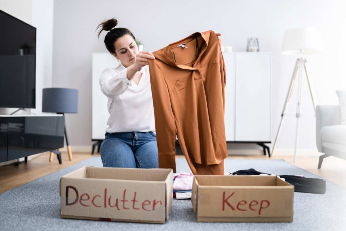 Decluttering prima dell'estate