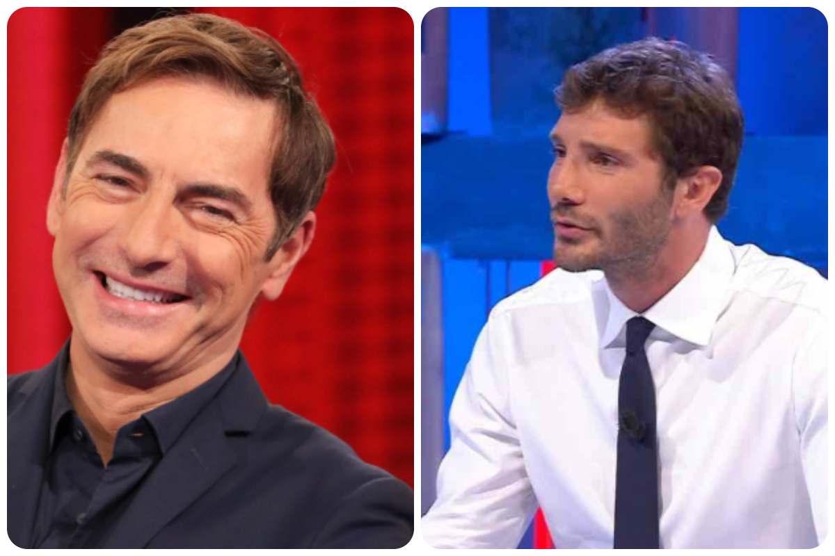 Collage di Stefano de Martino e Marco Liorni