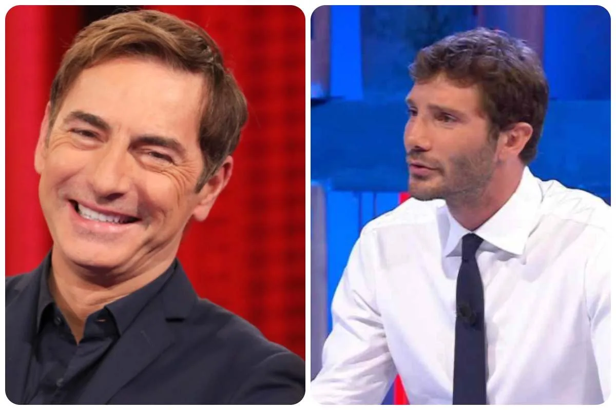 Collage di Stefano de Martino e Marco Liorni