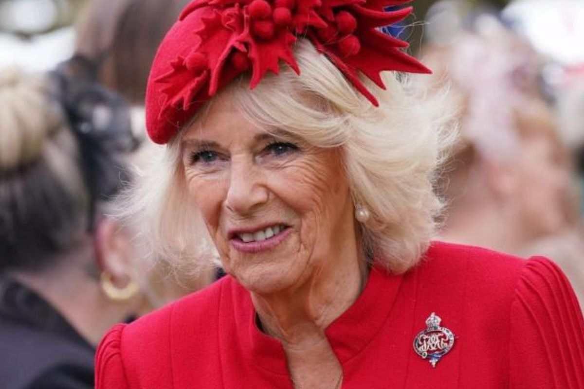 Primo piano della Regina Camilla