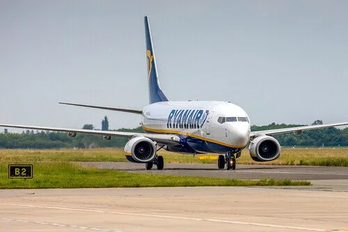 Aereo Ryanair in pista