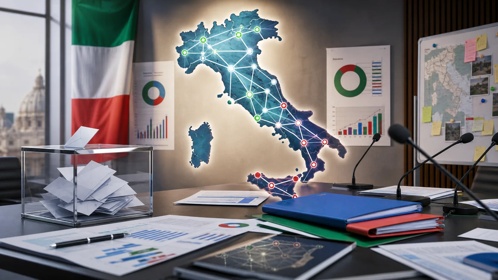 Futuro Nazionale tra sondaggi e organizzazione territoriale