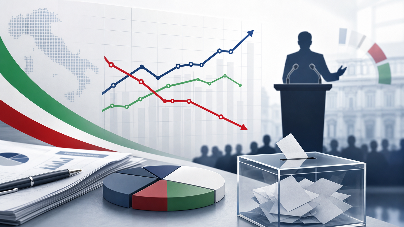 Sondaggi politici con Futuro Nazionale di Vannacci e Lega al 5,3%