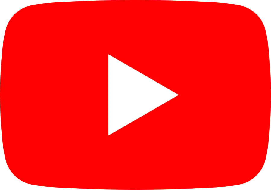 Icona rossa di YouTube con simbolo play bianco