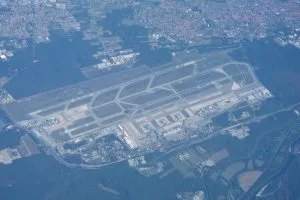 Aeroporto di Milano Malpensa visto dall’alto