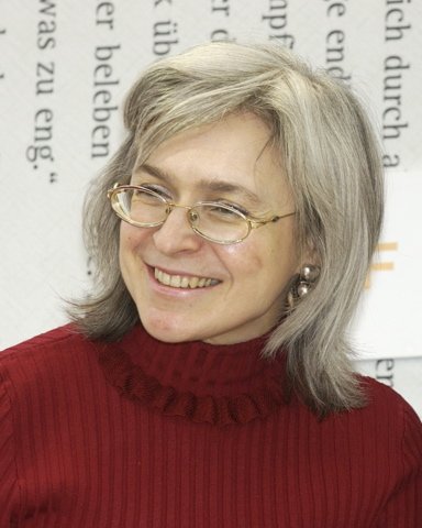 Anna Politkovskaja nel 2005