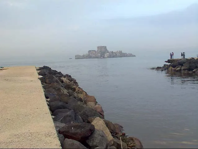 La foce del fiume Sarno tra Torre Annunziata e Castellammare di Stabia