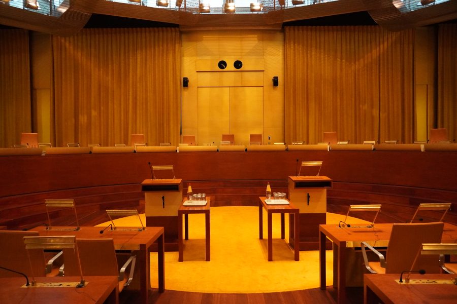 Aula principale della Corte di giustizia dell’Unione europea