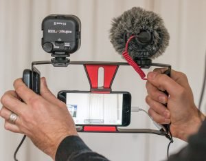 Giornalismo mobile con smartphone