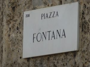 Piazza Fontana a Milano