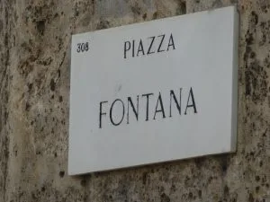 Piazza Fontana a Milano