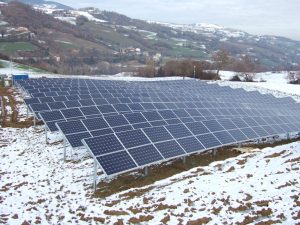 Impianto fotovoltaico a terra a Maiolo