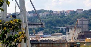 Ponte Morandi dopo il crollo