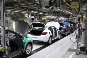 Linea di assemblaggio industriale