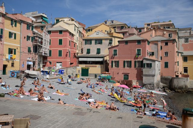 Spiaggia di Boccadasse a Genova