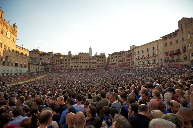 Palio di Siena dell Assunta in Piazza del Campo