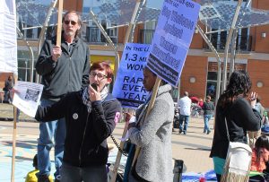 Manifestazione contro la violenza sulle donne