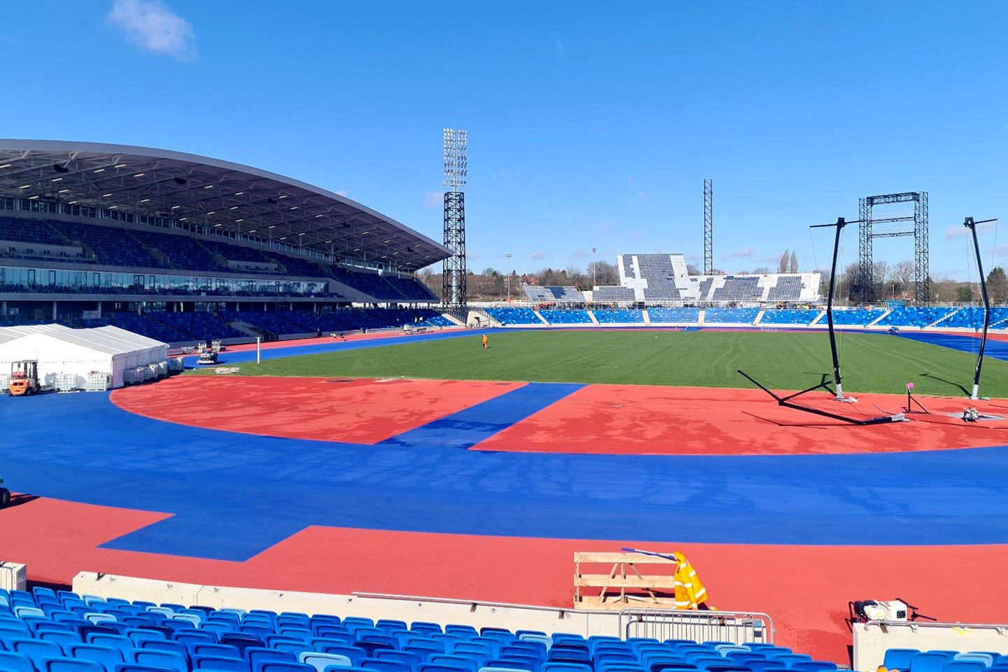 Alexander Stadium di Birmingham, sede degli Europei di atletica