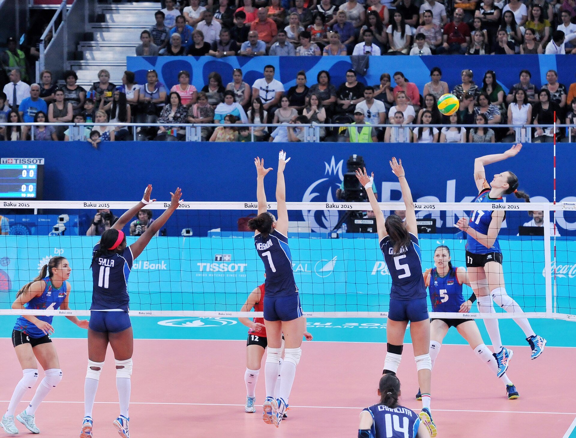 Azione dell’Italia nella pallavolo femminile internazionale