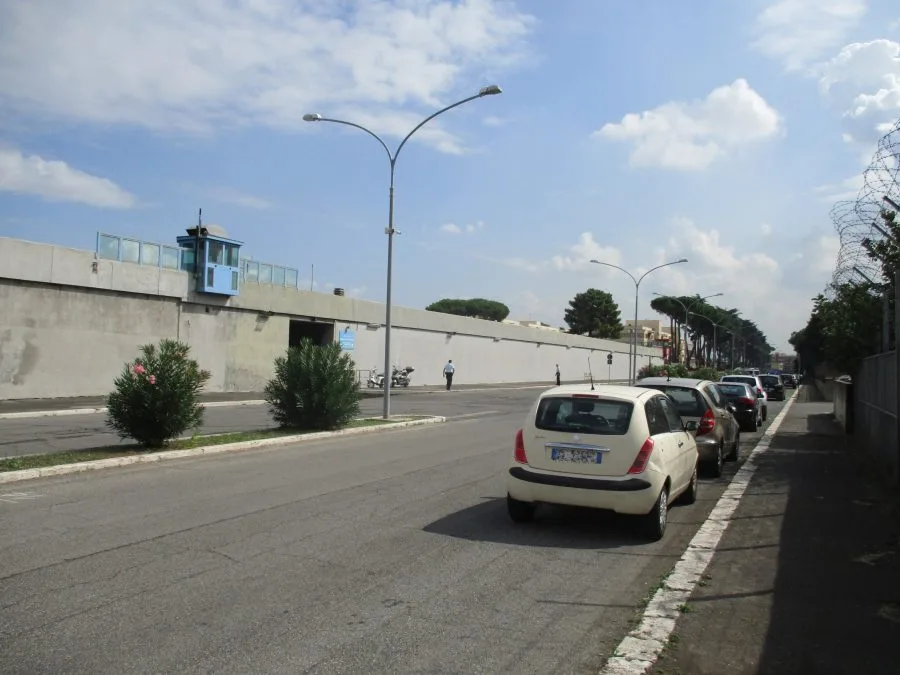 Carcere di Rebibbia a Roma, sede dell’interrogatorio di garanzia