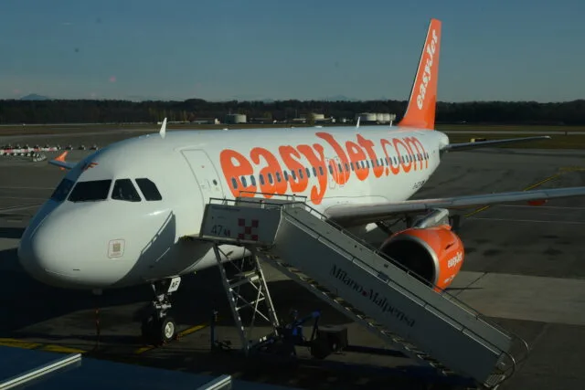 Aereo easyJet a Milano Malpensa
