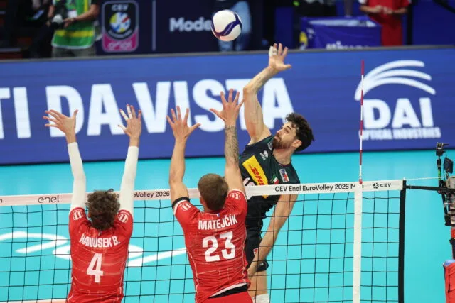 Italia in attacco contro la Slovacchia EuroVolley