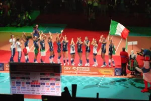 Nazionale italiana femminile agli Europei di volley