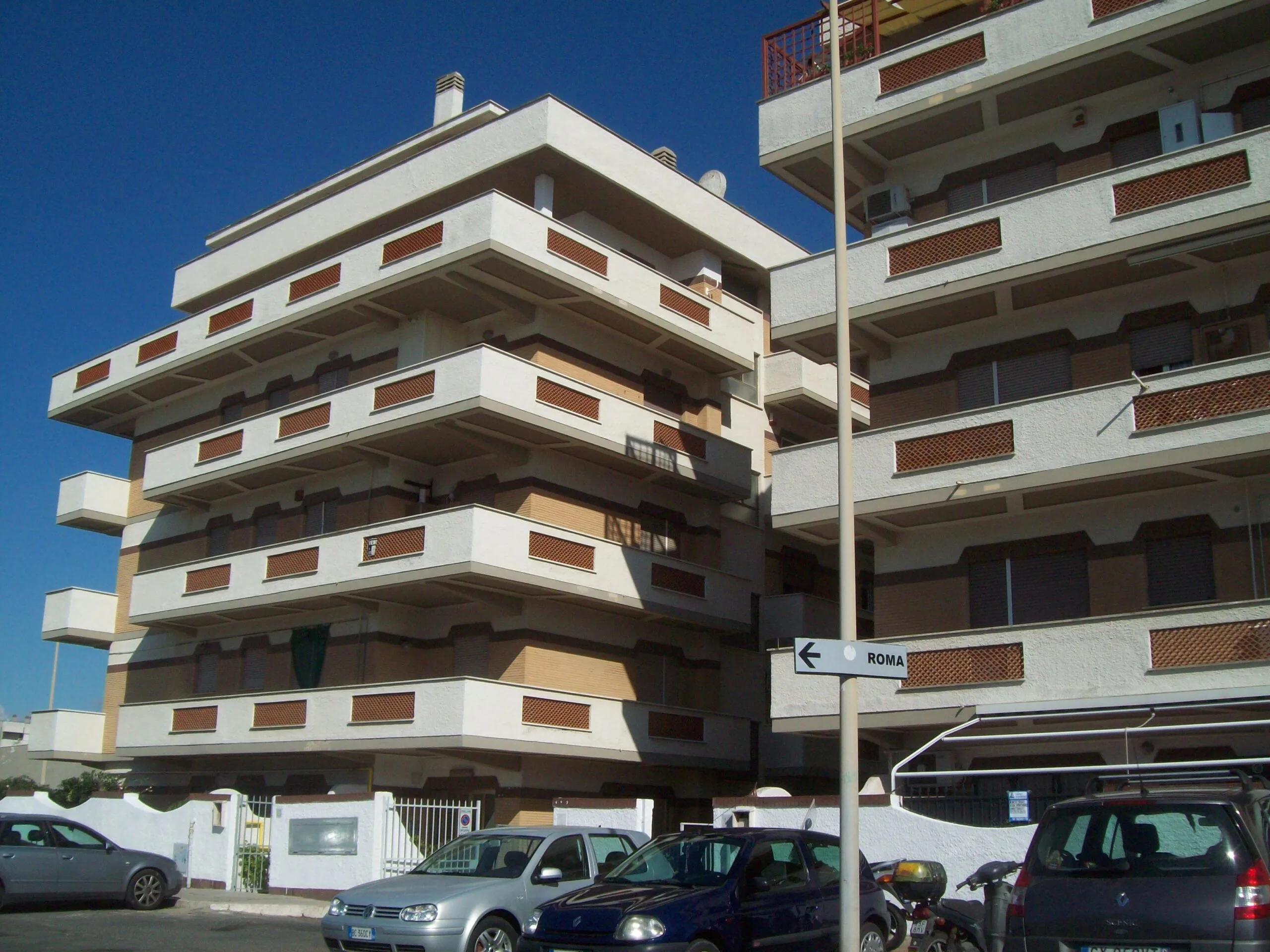Palazzine residenziali in Italia in un contesto urbano