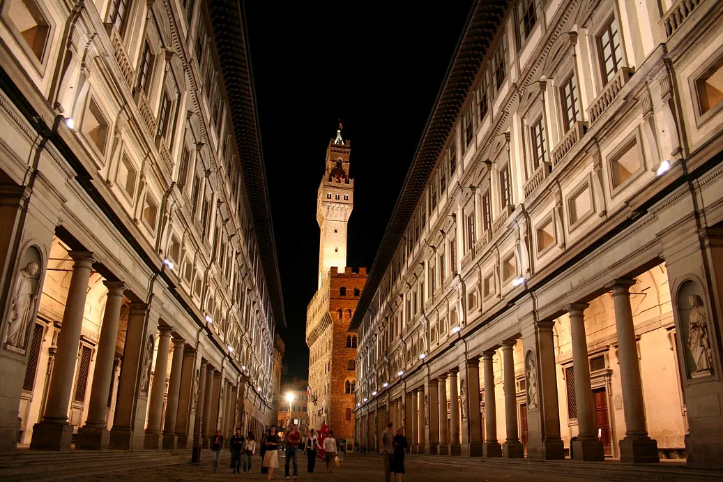 La Galleria degli Uffizi a Firenze