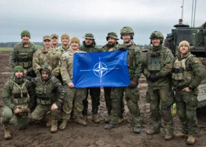 Nato saber strike polonia bandiera