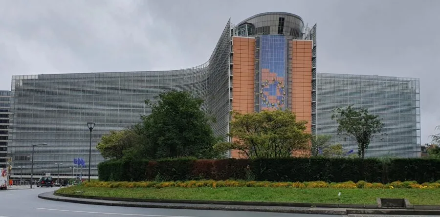 Il palazzo Berlaymont della Commissione europea a Bruxelles