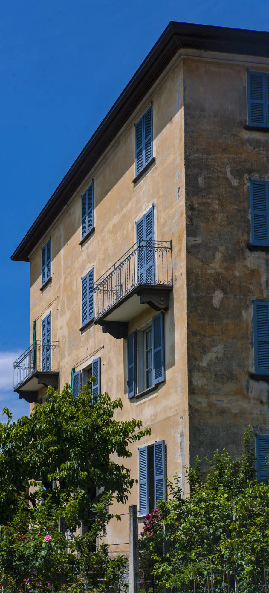 Facciata di un edificio residenziale in Lombardia