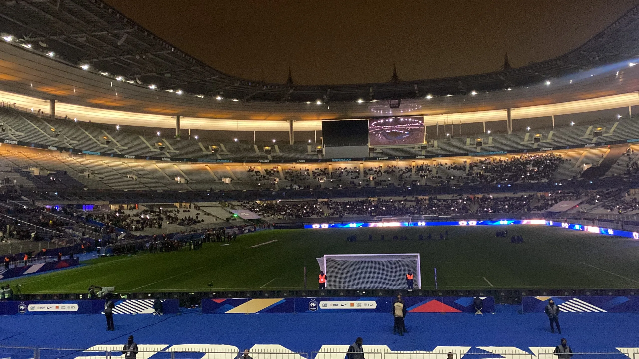Lo Stade de France durante una partita internazionale della Francia