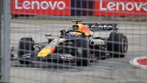 Max Verstappen su Red Bull al GP di Singapore