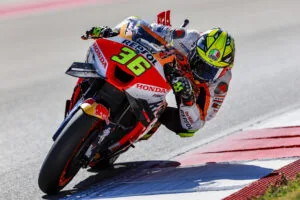 Joan Mir in pista in Portogallo, archivio