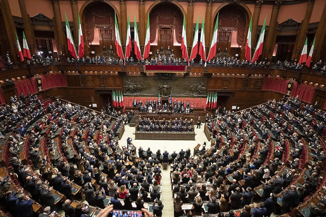 Aula della Camera dei deputati a Palazzo Montecitorio