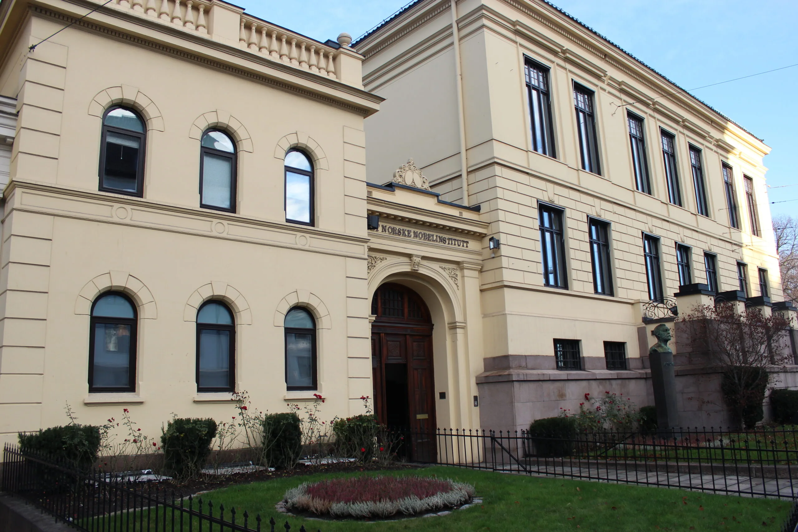 Facciata del Norwegian Nobel Institute a Oslo