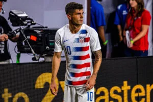 Christian Pulisic con gli Stati Uniti nel