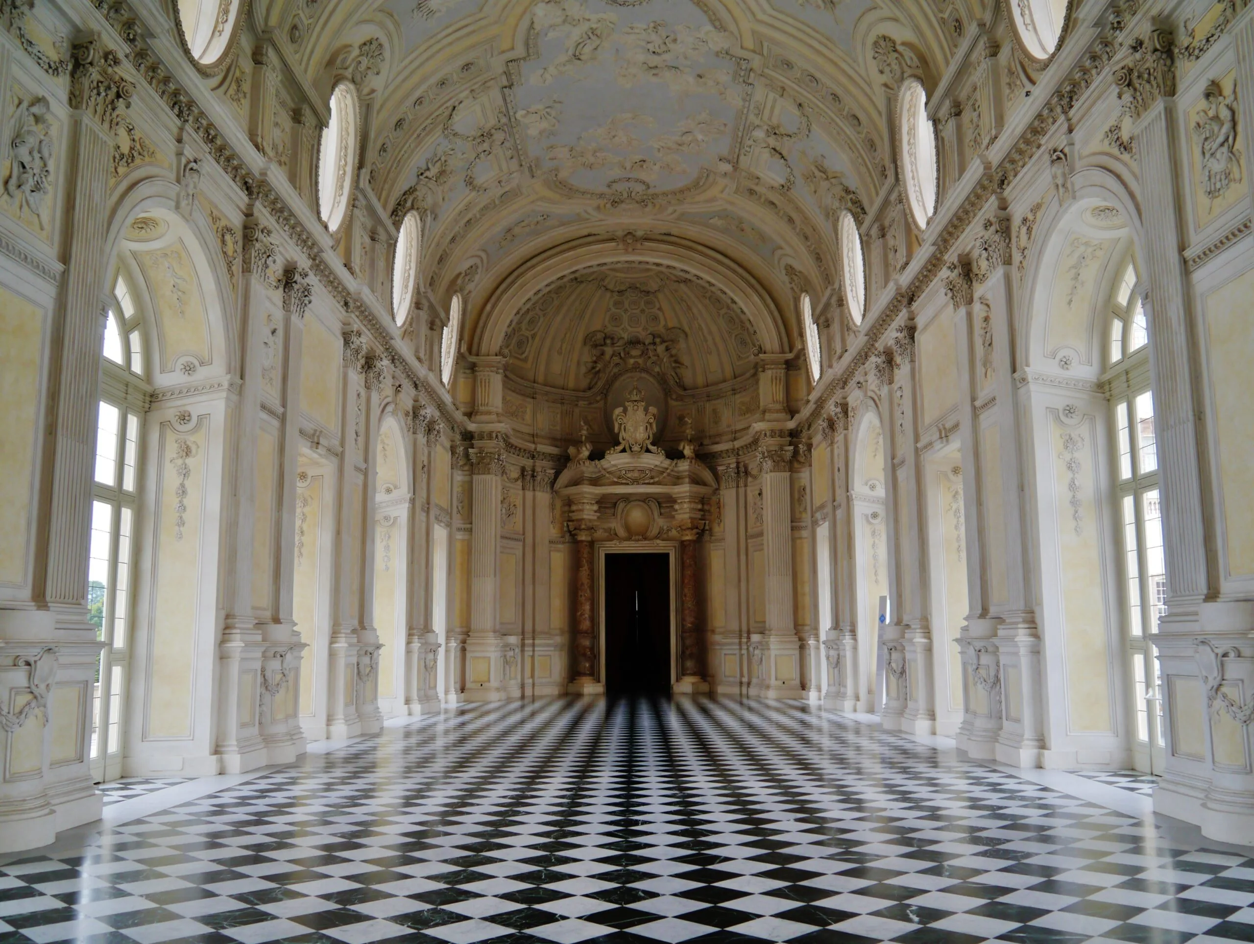 La Galleria Grande all'interno della Reggia di Venaria Reale