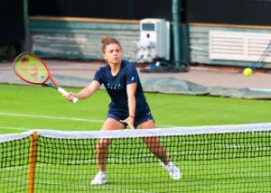 Jasmine Paolini in campo