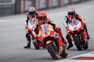 Márquez, Martín e Zarco a Spielberg, archivio