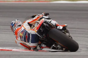 Marc Márquez sulla Honda a Sepang, archivio